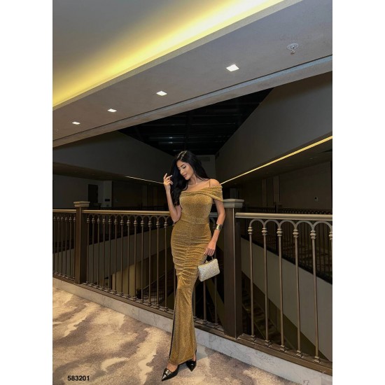 223883 beige Evening dress