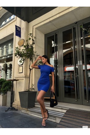 223886 TOPTAN SAKS ELBİSE