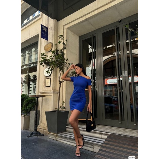 223886 TOPTAN SAKS ELBİSE