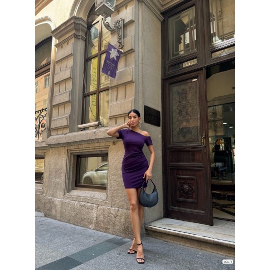 223888 TOPTAN MOR ELBİSE