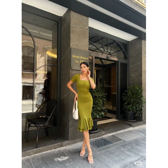 223893 GREEN DRESS