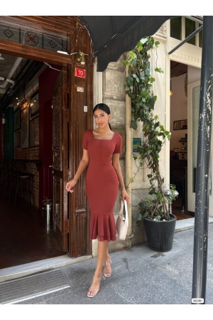 223898 TOPTAN KİREMİT ELBİSE