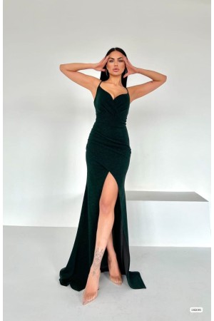 223908 TOPTAN ZÜMRÜT YEŞİL ABİYE