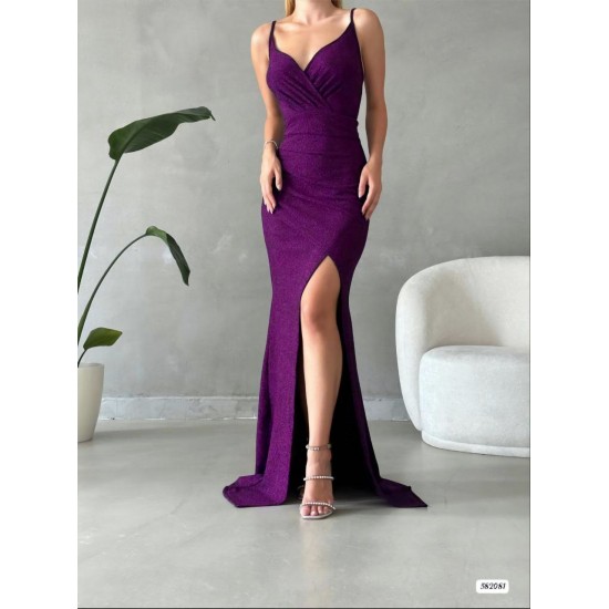 223911 purple Evening dress