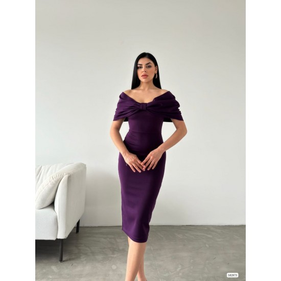 223916 purple Evening dress