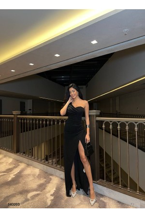 223928 TOPTAN SİYAH ABİYE