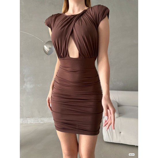 223935 coffee DRESS