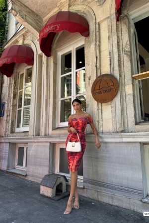 223940 patterned DRESS