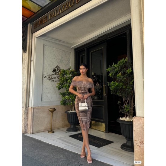 223941 patterned DRESS