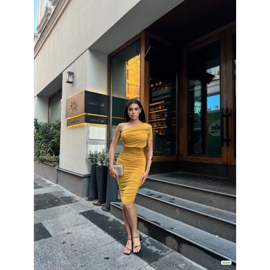 223947 yellow DRESS