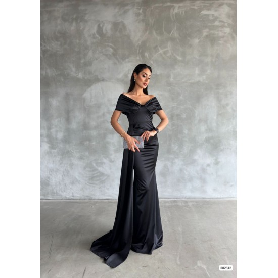 224021 TOPTAN SİYAH ABİYE