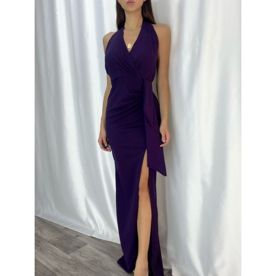 224026 purple Evening dress