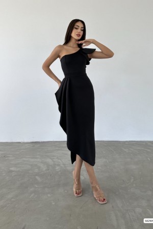 224028 black Evening dress