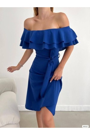 224040 TOPTAN SAKS ELBİSE