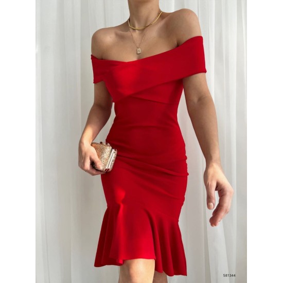 224049 red DRESS