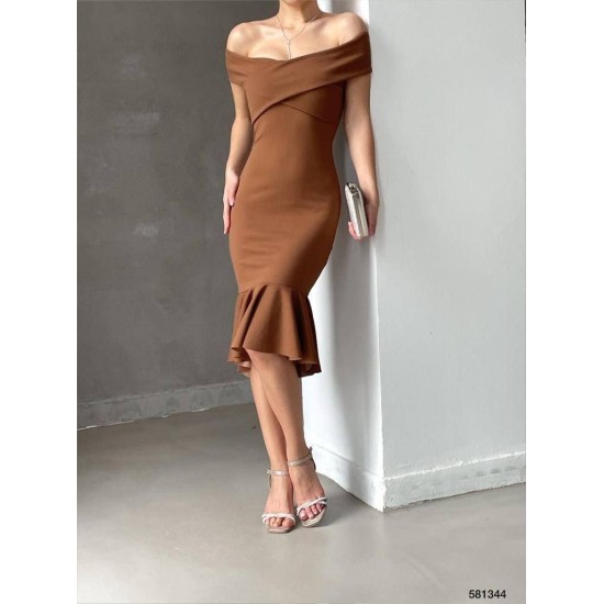 224052 coffee DRESS