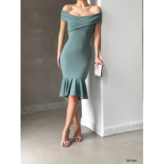 224053 Water is green DRESS
