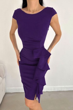 224071 TOPTAN MOR ELBİSE