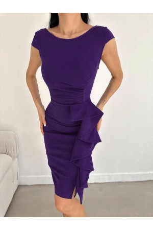 224071 TOPTAN MOR ELBİSE