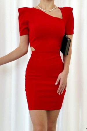 224072 red DRESS