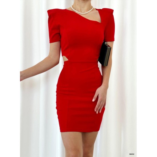224072 red DRESS