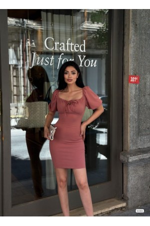 224084 TOPTAN GÜL KURUSU ELBİSE