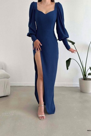 224095 Navy blue Evening dress