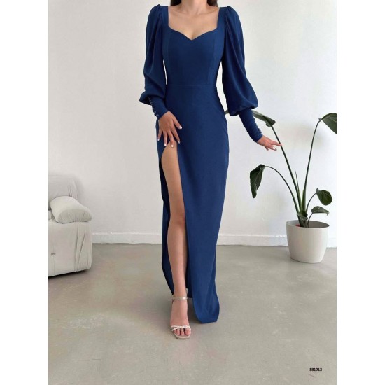 224095 Navy blue Evening dress