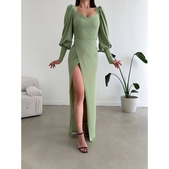 224097 Water is green Evening dress