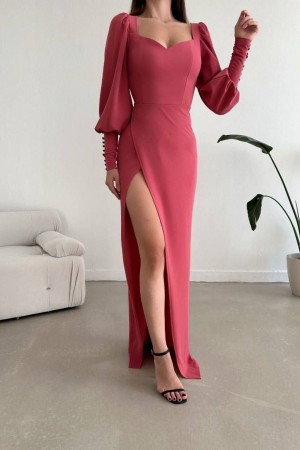 224103 dried rose Evening dress