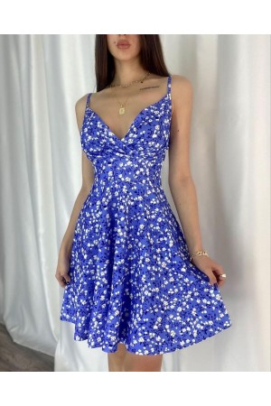 224162 TOPTAN DESENLİ ELBİSE