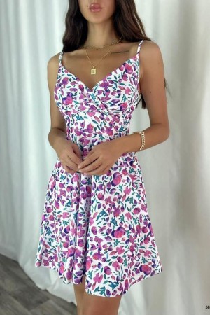 224164 patterned DRESS