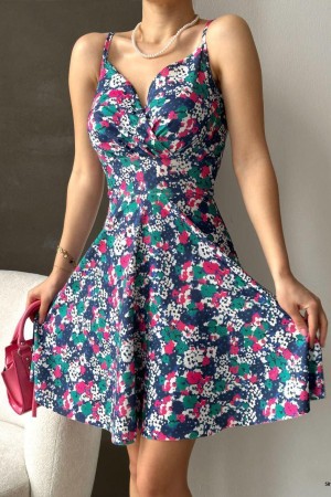 224169 patterned DRESS