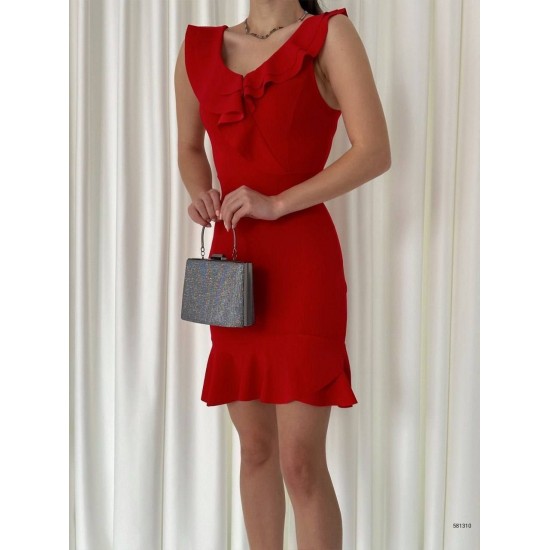 224189 red DRESS
