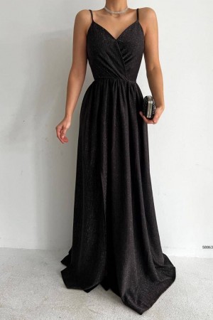 224206 black Evening dress