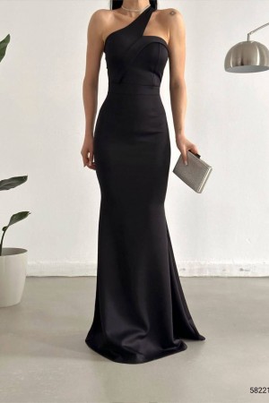 224211 black Evening dress