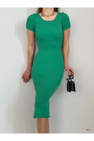 224241 TOPTAN YEŞİL ELBİSE