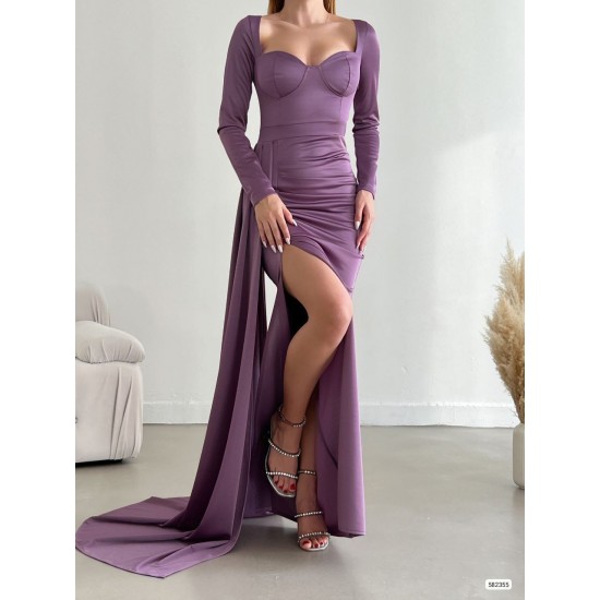 224258 dried rose Evening dress