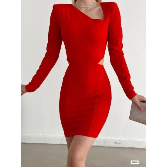 224269 red DRESS