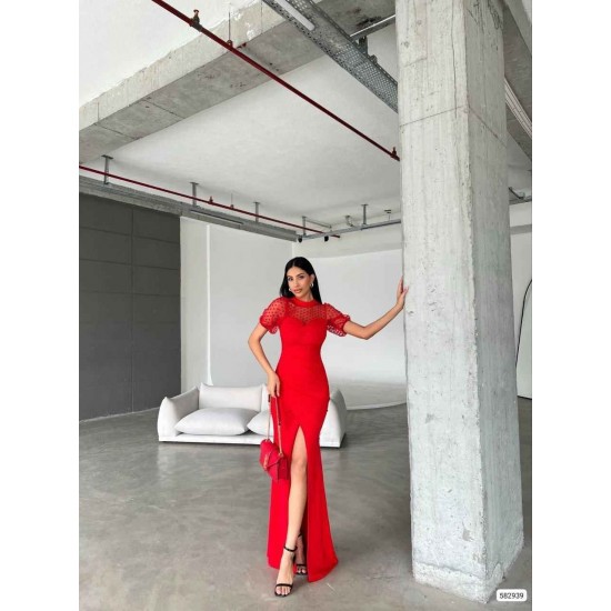 224483 TOPTAN KREM ABİYE