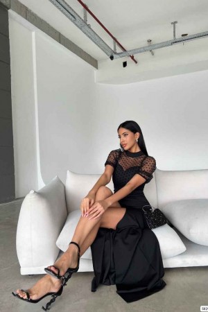 224486 TOPTAN SİYAH ABİYE