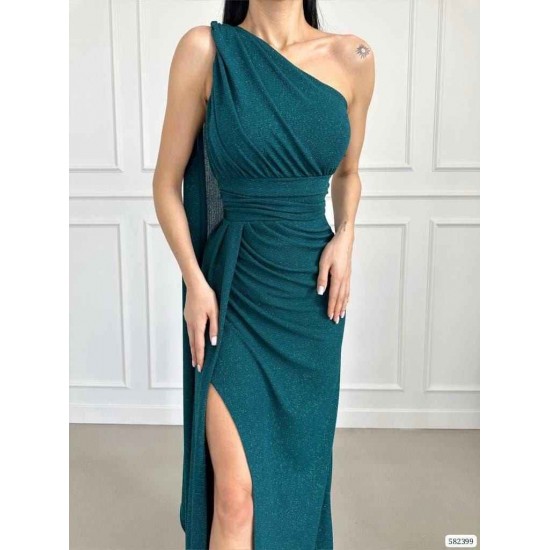 224487 TOPTAN ZÜMRÜT YEŞİL ABİYE