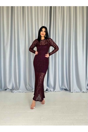 224635 TOPTAN BORDO ABİYE