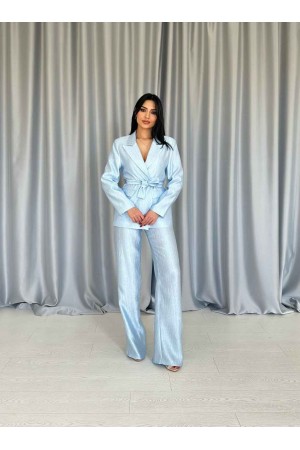 224641 TOPTAN BEBE MAVİ PANTOLON TAKIM