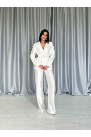 224642 TOPTAN BEYAZ PANTOLON TAKIM