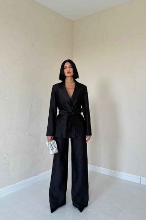 224643 TOPTAN SİYAH PANTOLON TAKIM