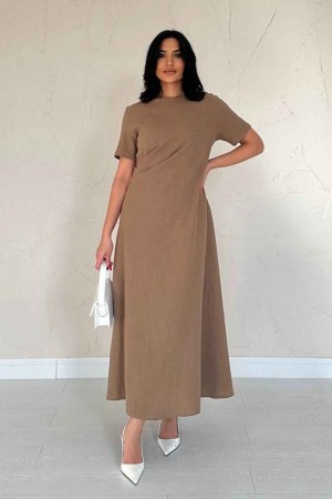 224646 TOPTAN KAHVE ELBİSE