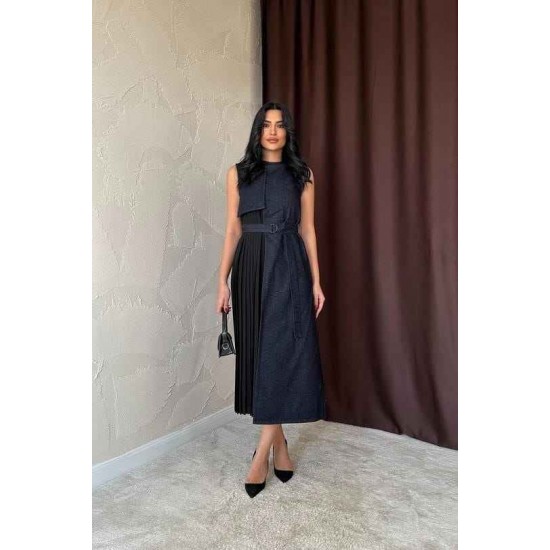 224656 TOPTAN SİYAH ELBİSE