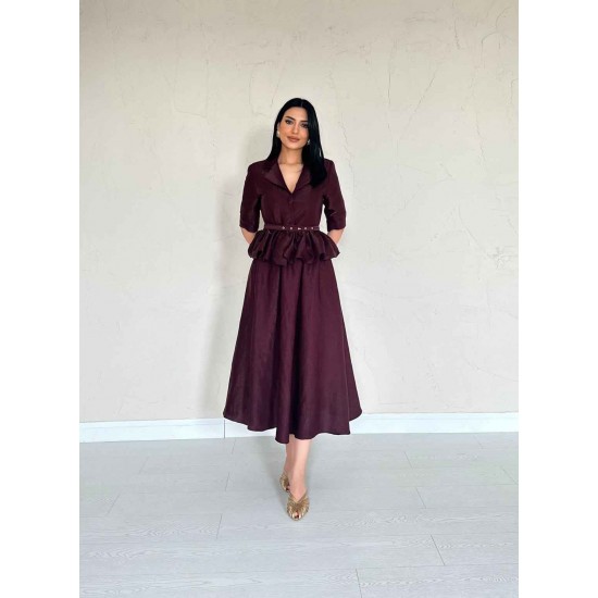 224660 TOPTAN MOR ELBİSE