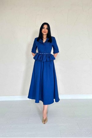 224661 TOPTAN SAKS ELBİSE